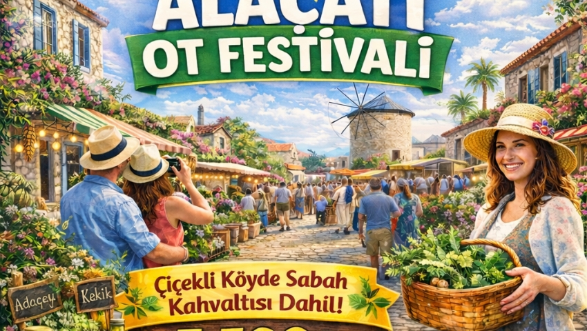 24-26 NİSAN 2026 İZMİR ALAÇATI OT FESTİVALİ TURU