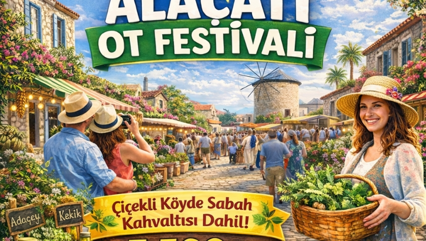 17-19 NİSAN 2026 İZMİR ALAÇATI OT FESTİVALİ TURU
