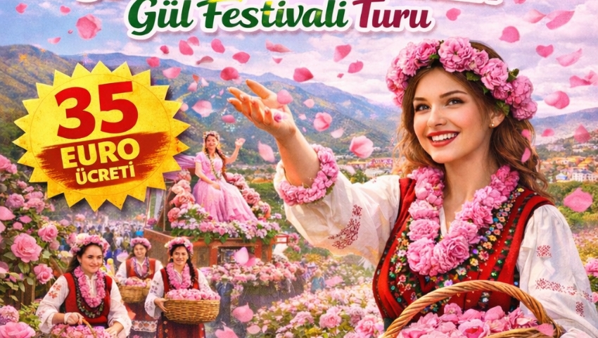 7 HAZİRAN 2026 GÜNÜBİRLİK BULGARİSTAN KAZANLIK GÜL FESTİVALİ TURU