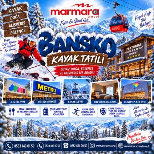 31 OCAK - 4 ŞUBAT 2027 BANSKO KAYAK TATİLİ fotoğrafı