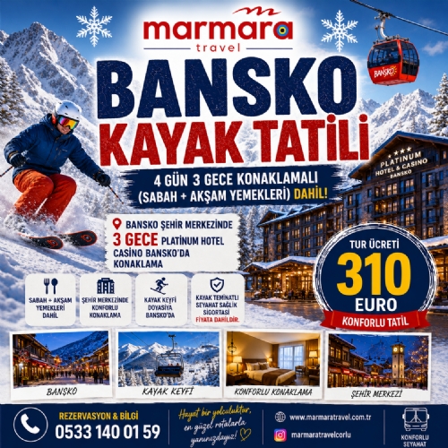 9-13 MART 2027 BANSKO KAYAK TATİLİ fotoğrafı