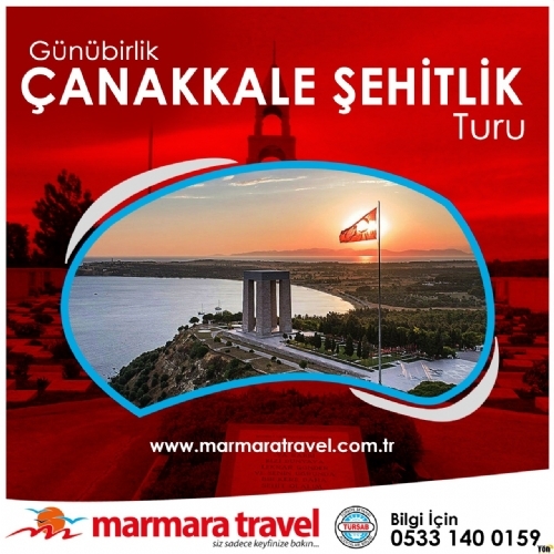 16 MART 2025 GÜNÜBİRLİK  ÇANAKKALE  ŞEHİTLİK  TURU