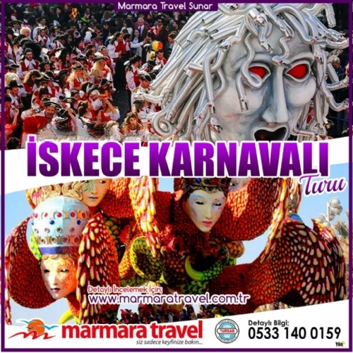 2 MART 2025 GÜNÜBİRLİK YUNANİSTAN İSKEÇE KARNAVALI TURU