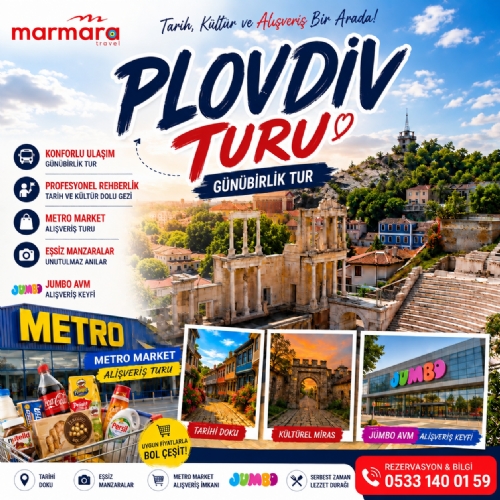 31 OCAK 2027 GÜNÜBİRLİK PLOVDİV TURU fotoğrafı