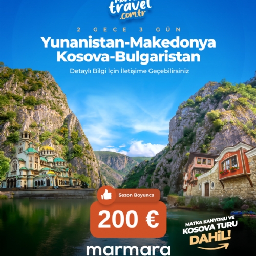 23-26 EKİM 2025 YUNANİSTAN-MAKEDONYA-KOSOVA-BULGARİSTAN TURU fotoğrafı