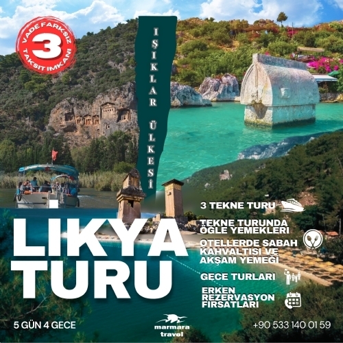 1-6 EYLÜL 2025 IŞIKLAR ÜLKESİ LİKYA TURU fotoğrafı