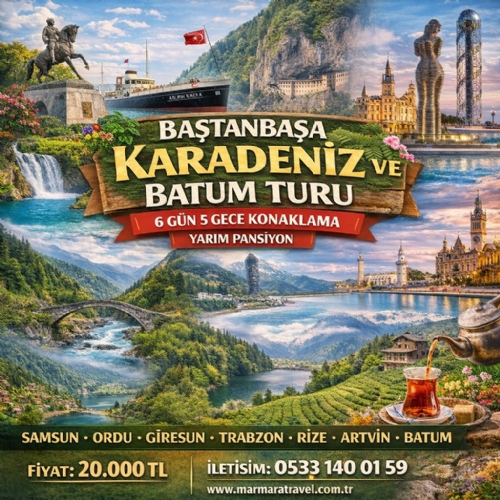 10-16 AĞUSTOS 2026 BAŞTANBAŞA KARADENİZ VE BATUM TURU fotoğrafı