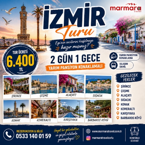 2-4 EKİM 2026 İZMİR TURU fotoğrafı