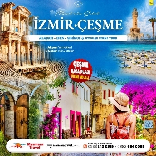7-10 AĞUSTOS 2025 İZMİR-EFES-ALAÇATI-ILICA PLAJI YÜZME TURU fotoğrafı