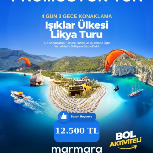 28 EYLÜL  2 EKİM 2025 IŞIKLAR ÜLKESİ LİKYA TURU fotoğrafı