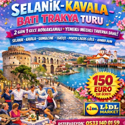 27-29 MART 2026 SELANİK-KAVALA-BATI TRAKYA TURU fotoğrafı