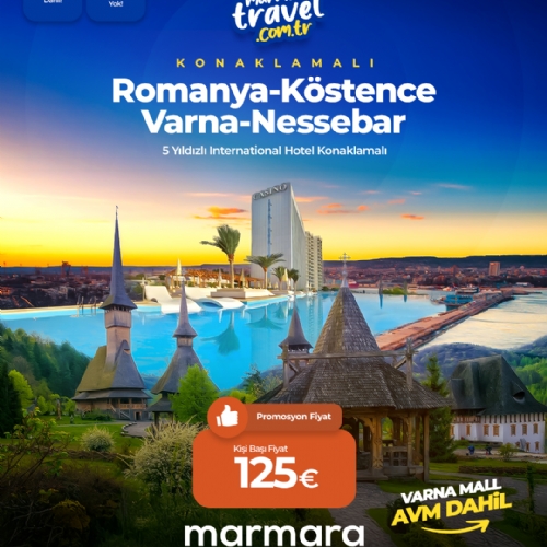 ROMANYA-KÖSTENCE-BULGARİSTAN-VARNA NESSEBAR TURU 11-13 KASIM 2025