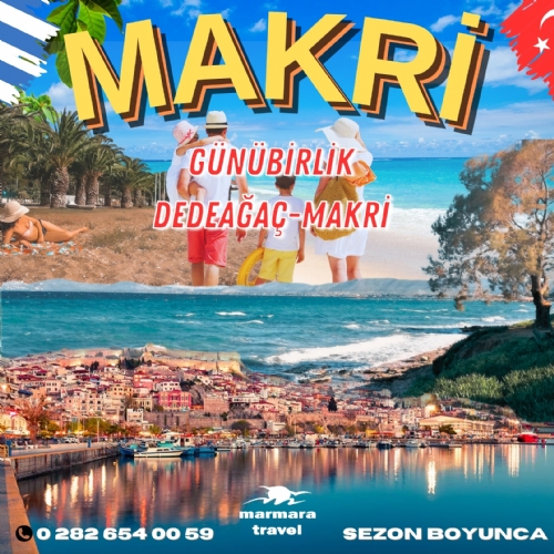 22 EYLÜL 2024 GÜNÜBİRLİK YUNANİSTAN DEDEAĞAÇ-MAKRİ DENİZ TURU