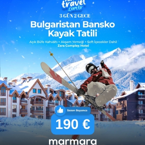 26 ŞUBAT - 1 MART 2026 ZARA OTEL BANSKO KAYAK TATİLİ TURU fotoğrafı