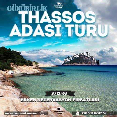 30 AĞUSTOS 2025 GÜNÜBİRLİK YUNANİSTAN THASSOS ADASI DENİZ TURU