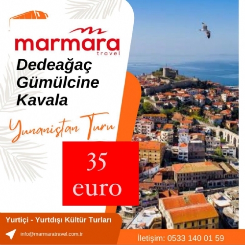 9 ARALIK 2023 GÜNÜBİRLİK   YUNANİSTAN   DEDEAĞAÇ  -    GÜMÜLCİNE- PORTO LAGOS/VİSTONİDA GÖLÜ-KAVALA-  ALIŞVERİŞ TURU fotoğrafı