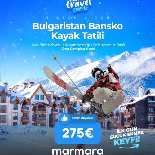 27-31 OCAK 2026 ZARA OTEL BANSKO KAYAK TATİLİ TURU fotoğrafı